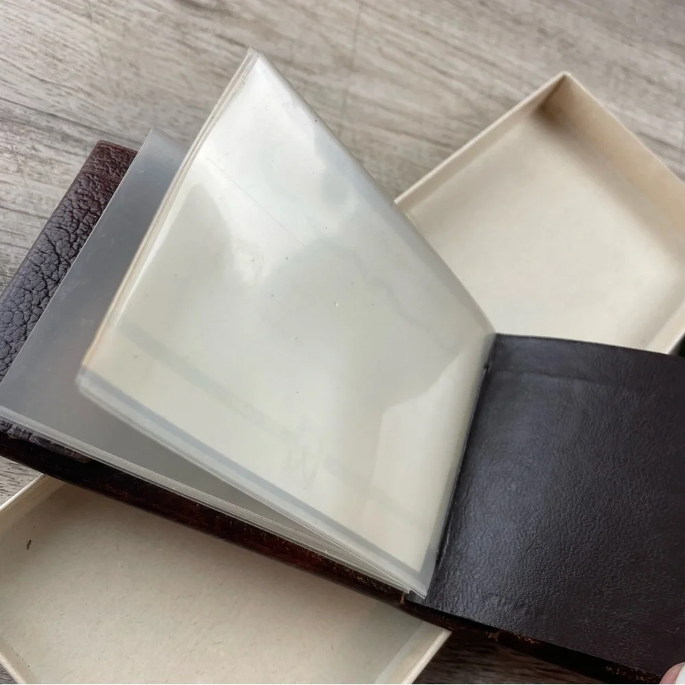 Vintage Samson Bifold Wallet Leather Brown NOS New In Box